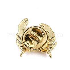 Crab 304 Stainless Steel Lapel Pin Backs for Clothes&nbsp;JEWB-P051-02G