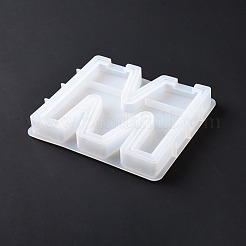 Letter-shaped Food Grade Money Box Silicone Molds&nbsp;DIY-D072-01GP-03