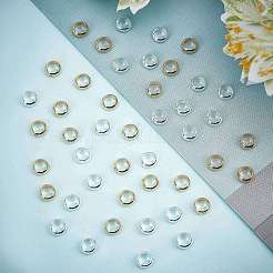 52Pcs 2 Colors Brass Beads Frames&nbsp;KK-CN0001-73