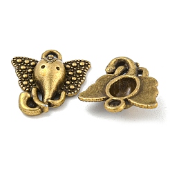 Tibetan Style Alloy Pendants&nbsp;TIBEP-E102-AB-NF