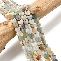 Natural Flower Amazonite Beads Strands&nbsp;G-A272-A01-29
