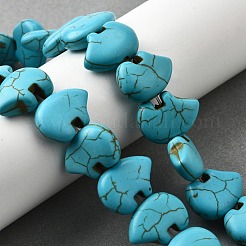 Synthetic Turquoise Bead Strands&nbsp;G-M150-27-01