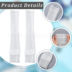 Polyester Lace Arm Oversleeves for Women&nbsp;AJEW-WH20007-88B