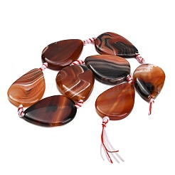 Natural Banded Agate/Striped Agate Beads Strands&nbsp;GG-CBAE0EB-01A-05