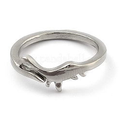 Brass Cuff Rings&nbsp;RJEW-I076-03P