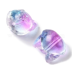 Transparent Spray Paint Glass Beads&nbsp;GLAA-Z011-09