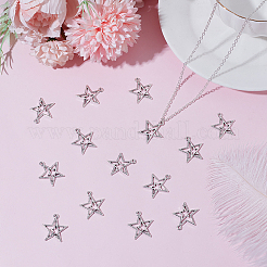100Pcs Tibetan Style Alloy Pendants&nbsp;FIND-HY0004-62