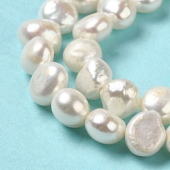 Natural Cultured Freshwater Pearl Beads Strands&nbsp;PEAR-E017-15