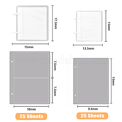 2 Sets 2 Styles 4/6 Inch PP Loose Leaf Photo Albums&nbsp;AJEW-FH0003-97