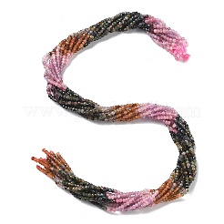 Gradient Color Natural Multicolor Tourmaline Beads Strands&nbsp;G-ONLY-T-A07-01A