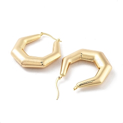 Brass Hoop Earrings&nbsp;EJEW-H301-02G-03