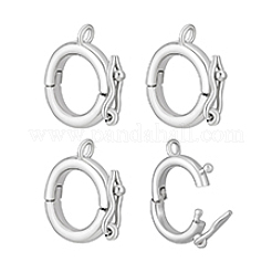 4Pcs 925 Sterling Silver Twister Clasps&nbsp;STER-PH0004-33