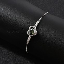 925 Sterling Silver Link Bracelets&nbsp;BJEW-D346-05A-P