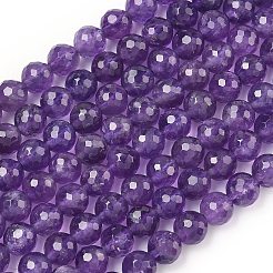 Natural Amethyst Beads Strands&nbsp;G-L654-O01-6mm