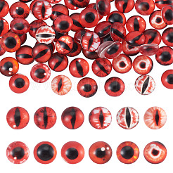 70Pcs 2 Styles Glass Cabochons&nbsp;GLAA-TADJ0001-18C