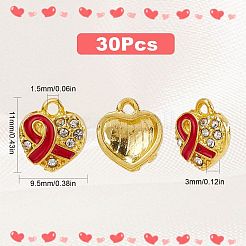 Alloy Rhinestone Pendants&nbsp;ENAM-SC0003-34