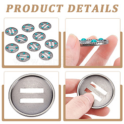 10Pcs Alloy Plastic Buckles&nbsp;FIND-CY0001-90