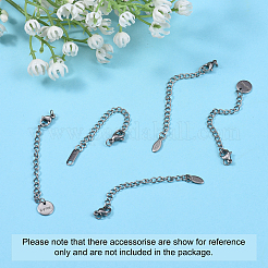 30Pcs Stainless Steel Chain Extender&nbsp;STAS-CJ0001-184