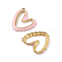 304 Stainless Steel Enamel Pendants&nbsp;STAS-P380-08G-04