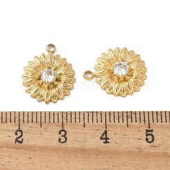 304 Stainless Steel Rhinestone Pendants&nbsp;STAS-Z122-41G