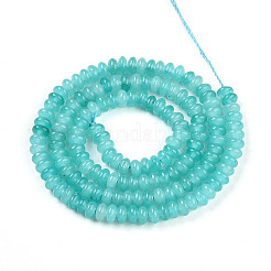 Dyed Natural White Jade Beads Strands&nbsp;G-T139-57A-06