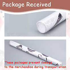 Translucent PVC Self Adhesive Wall Stickers&nbsp;STIC-WH0015-291