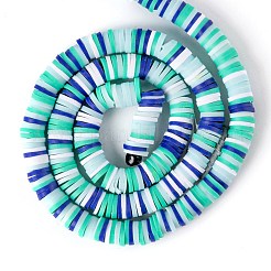 Handmade Polymer Clay Beads Strands&nbsp;CLAY-R089-6mm-T02B-14