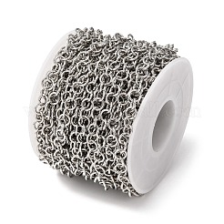 304 Stainless Steel Rolo Chains&nbsp;CHS-G049-02P-02
