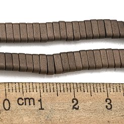Electroplated Non-magnetic Synthetic Hematite Beads Strands&nbsp;G-C106-B01-09A