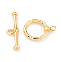 Rack Plating Brass Toggle Clasps&nbsp;KK-B036-17G