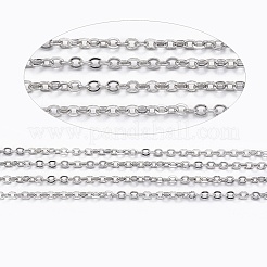 Tarnish Resistant 304 Stainless Steel Cable Chains&nbsp;CHS-H007-01P