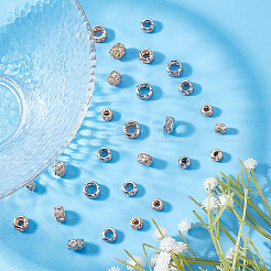 60Pcs 6 Style Brass Bead&nbsp;FIND-GO0001-49