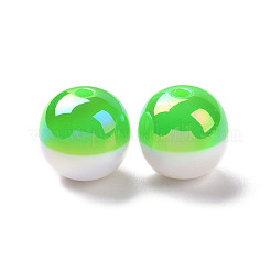 Two Tone Opaque Resin Beads&nbsp;RESI-A020-02B
