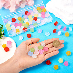 100Pcs 10 Colors Transparent Acrylic Beads&nbsp;TACR-TA0001-44