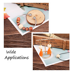 120Pcs 12 Styles Unfinished Natural Wood European Beads&nbsp;WOOD-CD0001-09