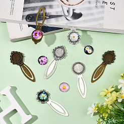 DIY Flat Round Bookmark Making Kits&nbsp;DIY-SC0032-07A