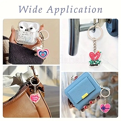 10Pcs 10 Styles PVC Keychains&nbsp;KEYC-YW0001-23