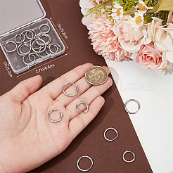 24Pcs 3 Styles 316L Surgical Stainless Steel Huggie Hoop Earrings for Girl Women&nbsp;EJEW-BBC0001-43