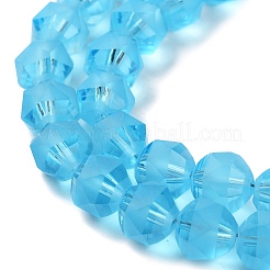 Electroplate Transparent Glass Beads Strands&nbsp;EGLA-I018-FA06