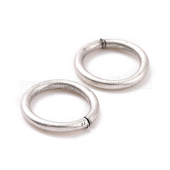 925 Sterling Silver Saw Cut Open Jump Rings&nbsp;STER-D036-25AS-04