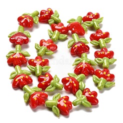 Handmade Lampwork Beads Strands&nbsp;LAMP-A005-03F