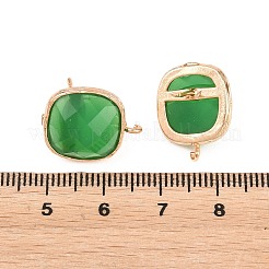 Brass Micro Pave Cubic Zirconia Stud Earring Findings&nbsp;ZIRC-G123-02F-A