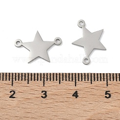 304 Stainless Steel Connector Charms&nbsp;STAS-P433-06P