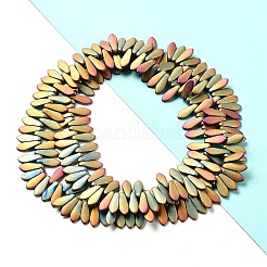 Electroplate Glass Beads Strands&nbsp;EGLA-P057-03A-FP01