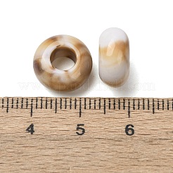 Two Tone Opaque Acrylic Imitation Gemstone European Beads&nbsp;SACR-K005-04B