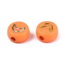 Opaque Mixed Color Acrylic Beads&nbsp;X-MACR-T038-10-G