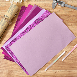 7Pcs Rectangle Imitation Leather Fabric&nbsp;FIND-WH20020-24C