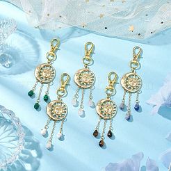 Alloy Moon & Sun Pendant Decorations&nbsp;HJEW-JM02002