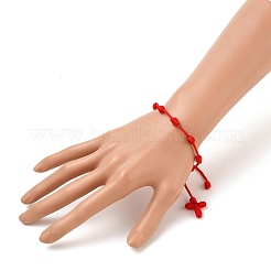 Adjustable Nylon Threads Braided Bracelets&nbsp;BJEW-JB05582-03