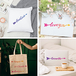 2Pcs 2 Styles PET Hollow Out Drawing Painting Stencils&nbsp;DIY-WH0411-602